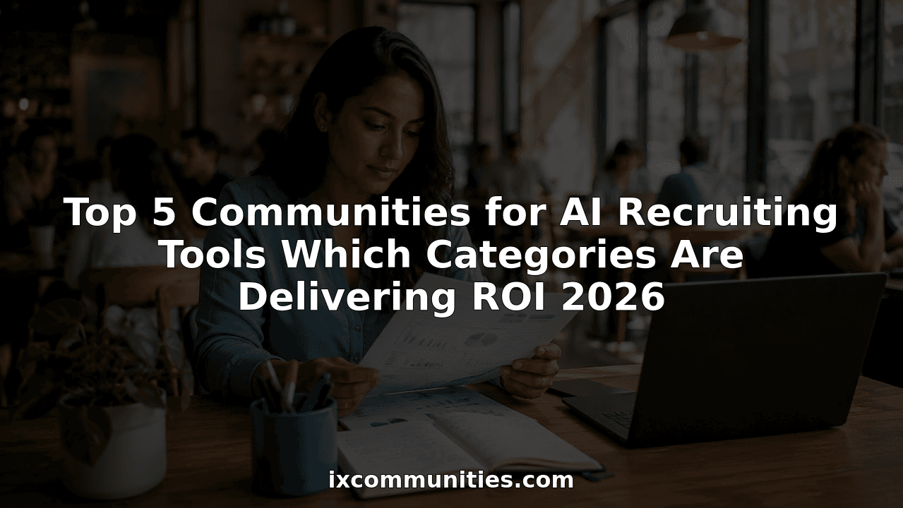 Top 5 Communities for AI Recruiting Tools Which Categories Are Delivering ROI 2026